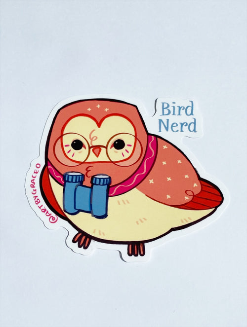 Bird Nerd Sticker