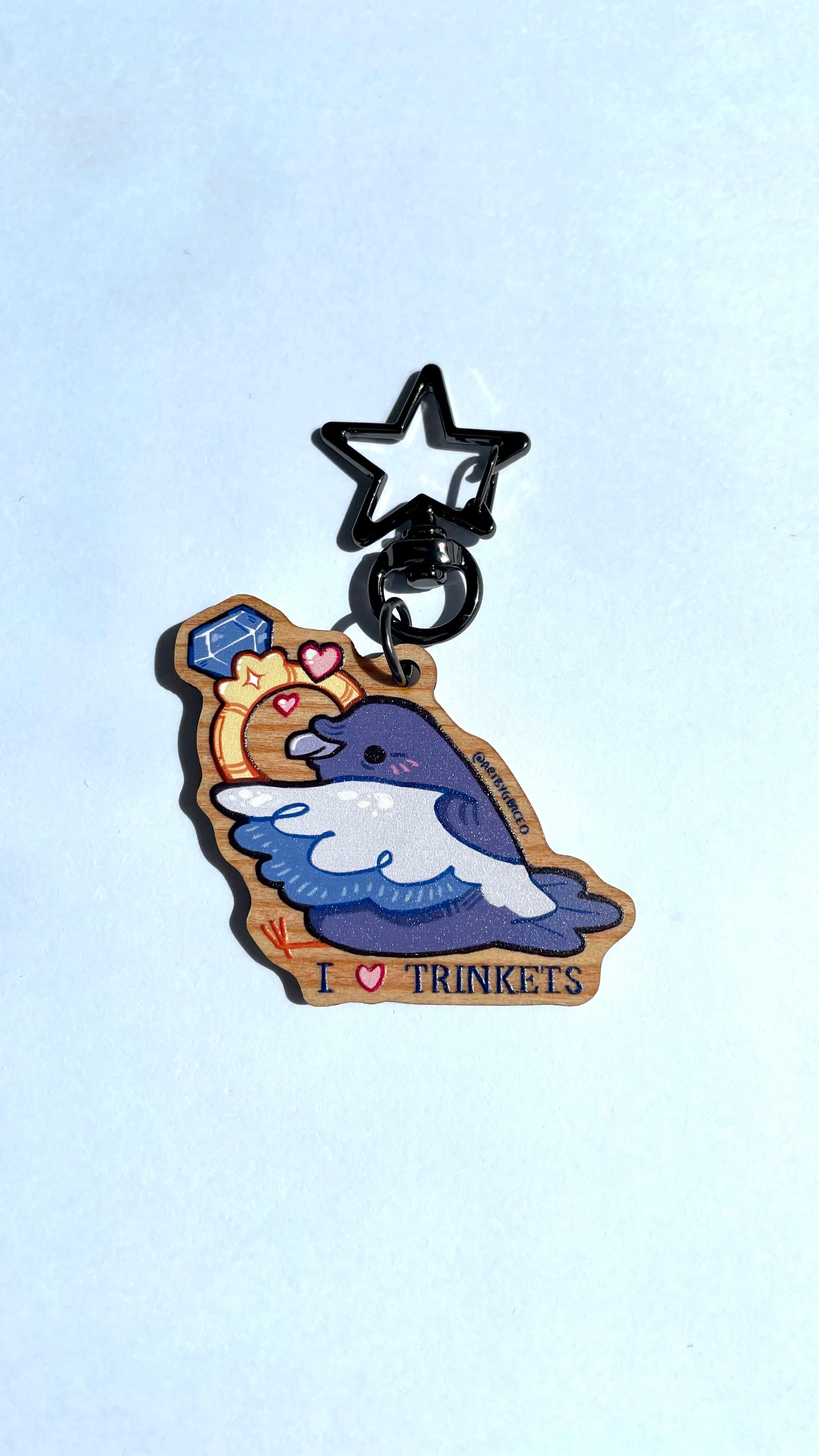 Trinket Magpie Keychain
