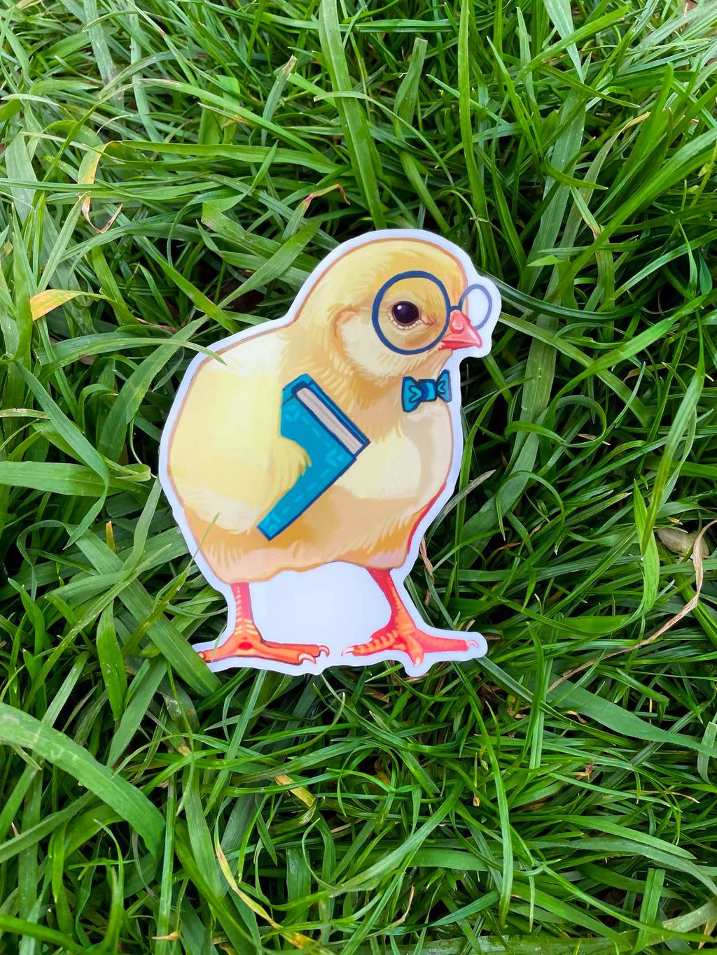 Nerdy Chick Sticker