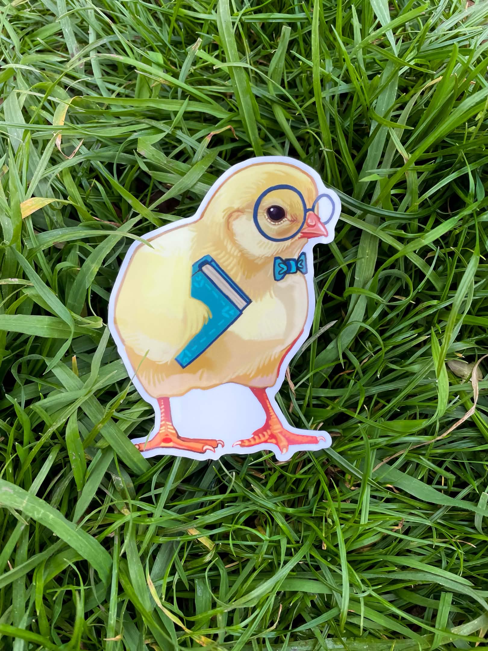 Nerdy Chick Sticker