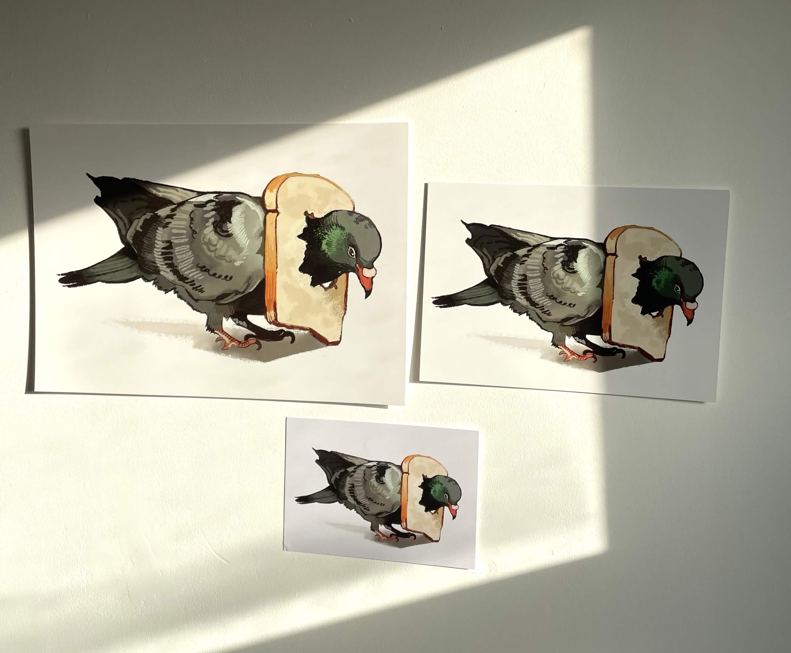 Pigeon Print