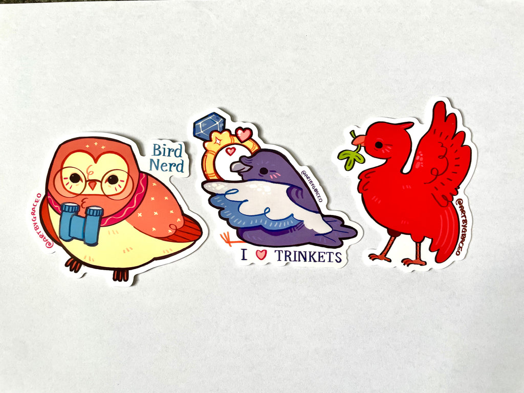 Bird Nerd Keychain