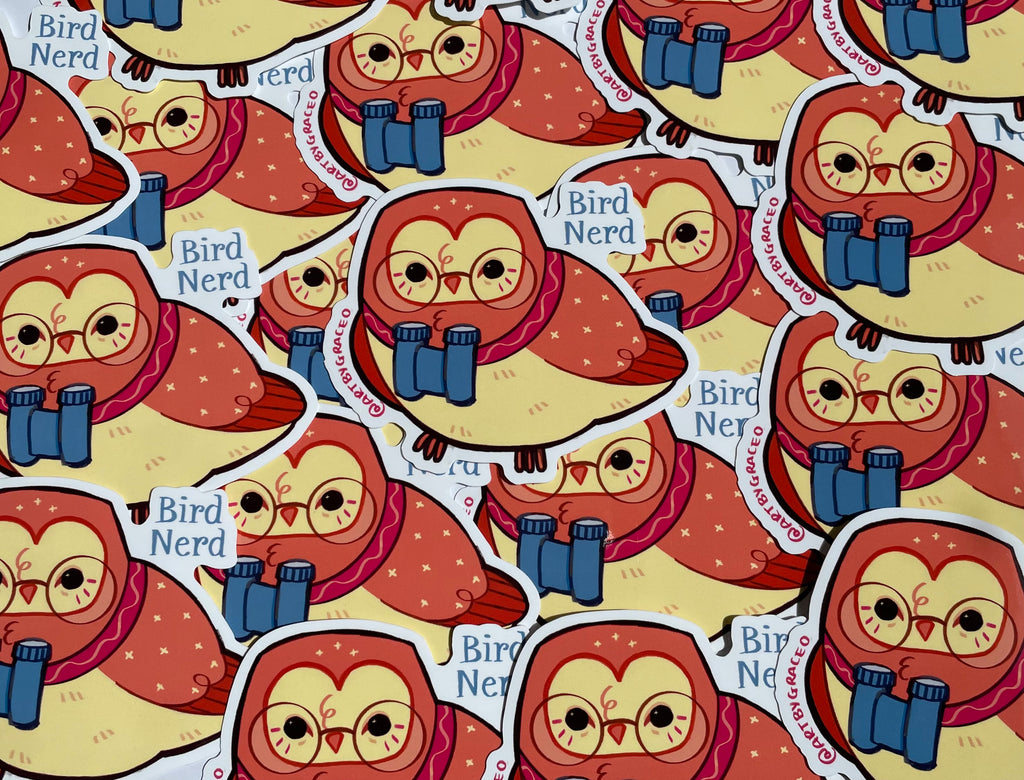Bird Nerd Keychain