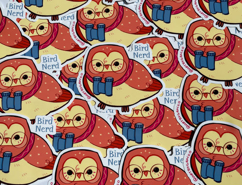 Bird Nerd Keychain