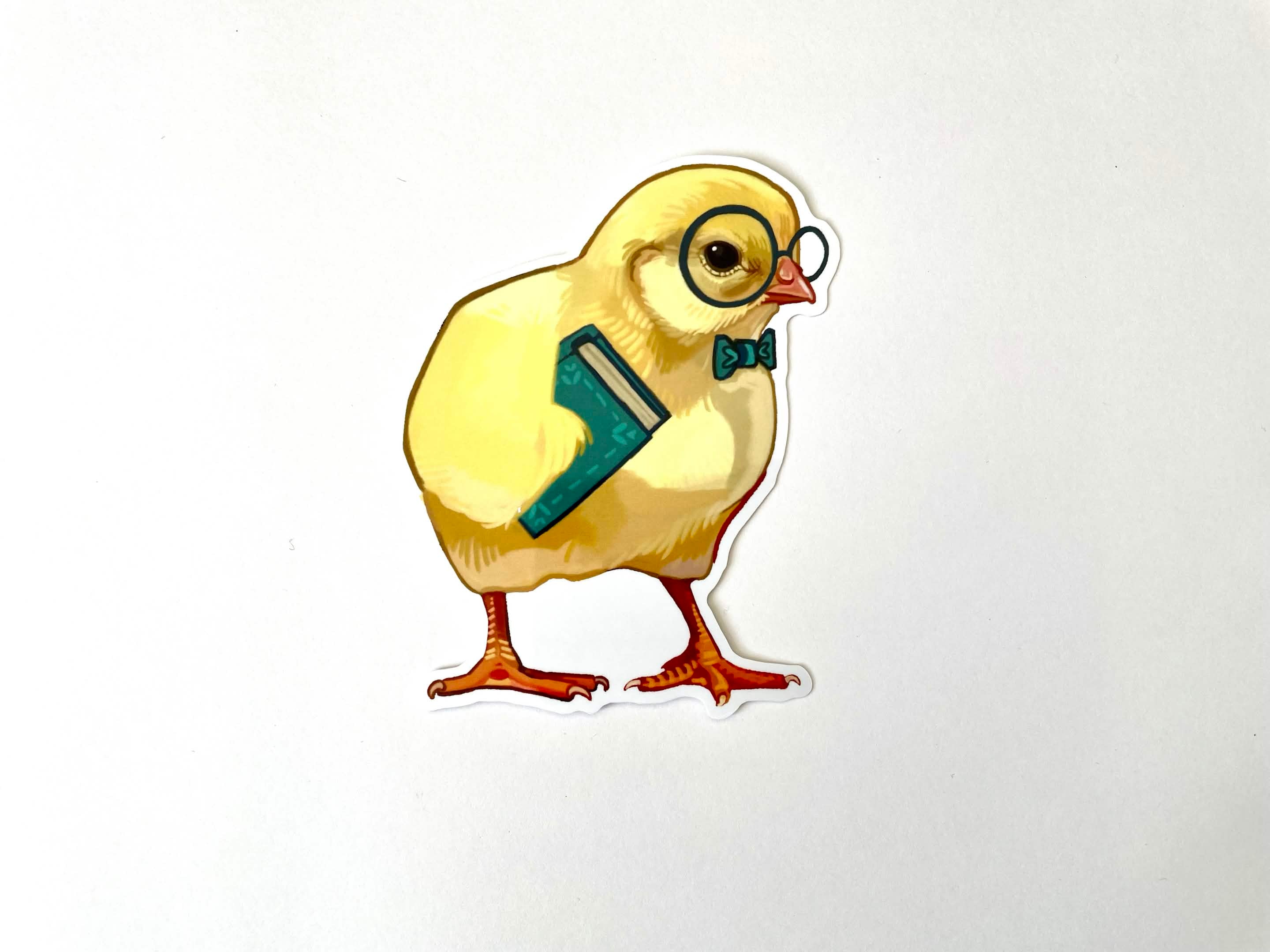 Nerdy Chick Sticker